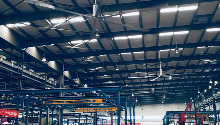 机械制造车间通风降温解决方案(柳工)