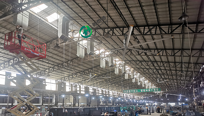 烤炉车间降温案例