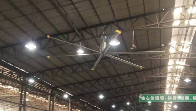 祈信厂房通风降温案例