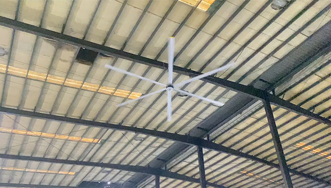 淳正电子厂降温通风案例